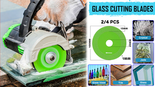 😍【Издржлив и економичен】【2 парчиња】Ултра тенки дискови за сечење со рачно изработување за стакло/керамика/плочки, дијамантско брусно тркало